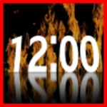 fire clock android application logo